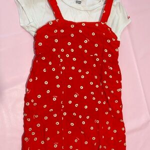 Levi's Red Floral Kids Dress